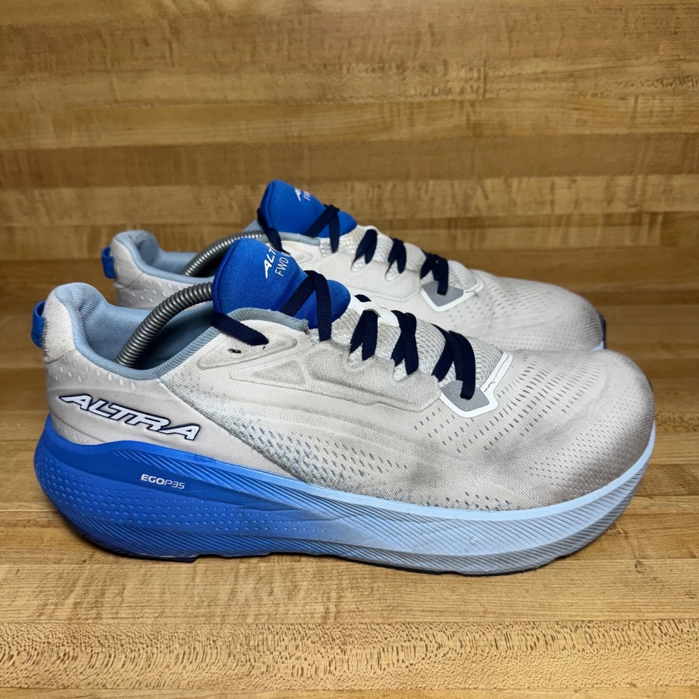 Altra FWD VIA 2 Mens Running Shoes Grey Blue ALOA85SR420 Size 12